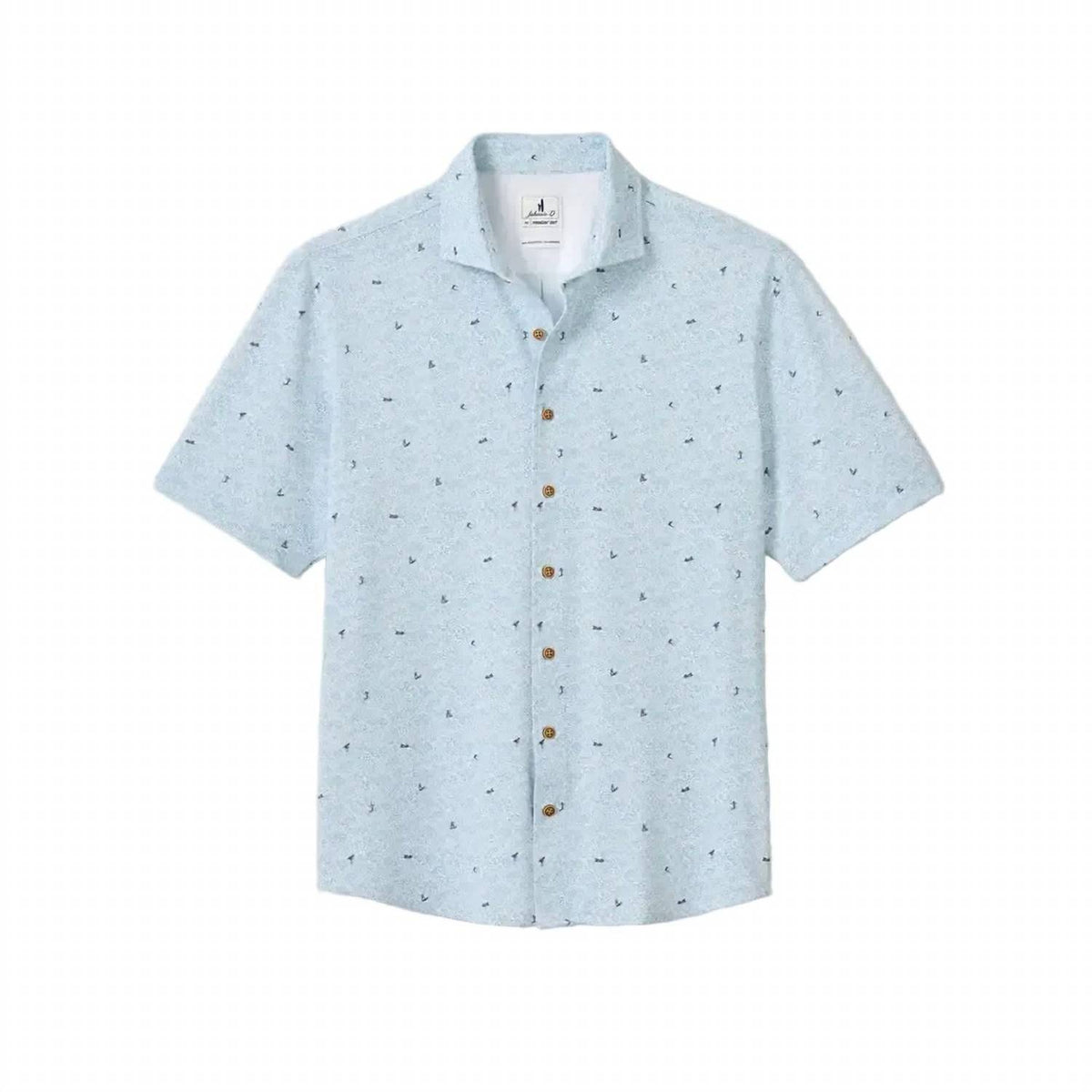 Johnnie-O - Rowing Printed Knit Button Down Shirt
