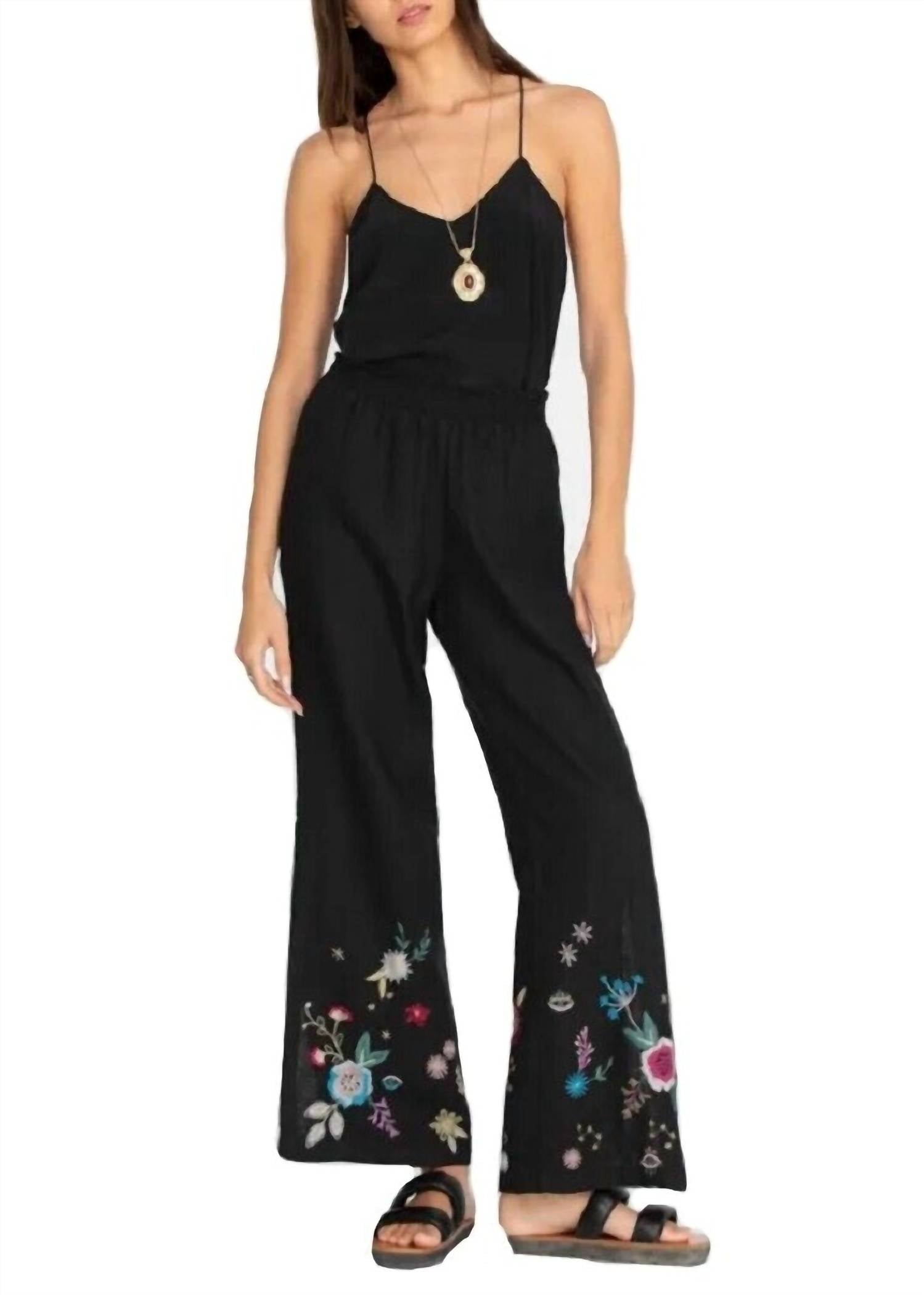 Johnny Was - Martine Hight Slit Palazzo Pant