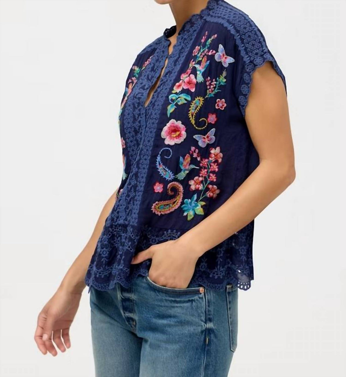 Johnny Was - ASTRUD BLOUSE
