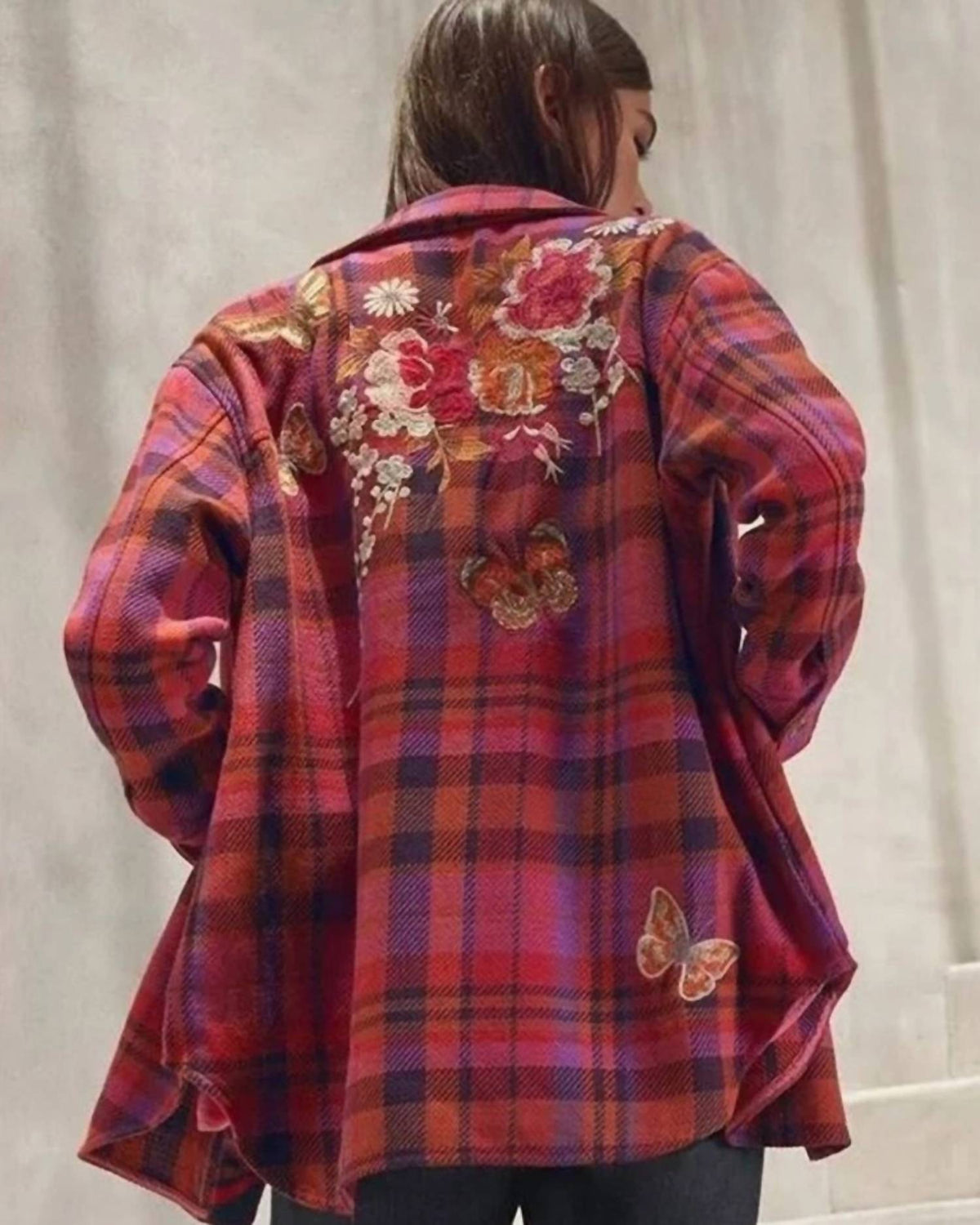 Johnny Was - Azalea Plaid Jacket