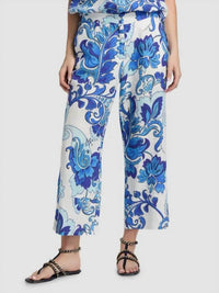 Johnny Was - BUTTON DETAIL CROPPED PANT
