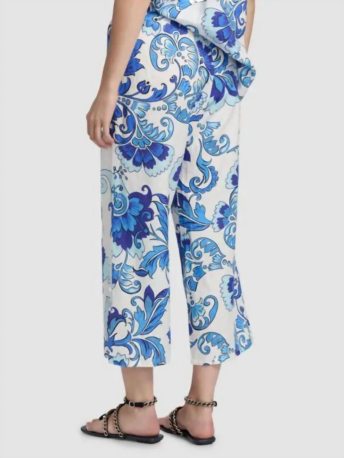 Johnny Was - BUTTON DETAIL CROPPED PANT