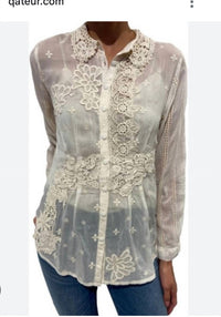 Johnny Was - Celia Applique Shirt