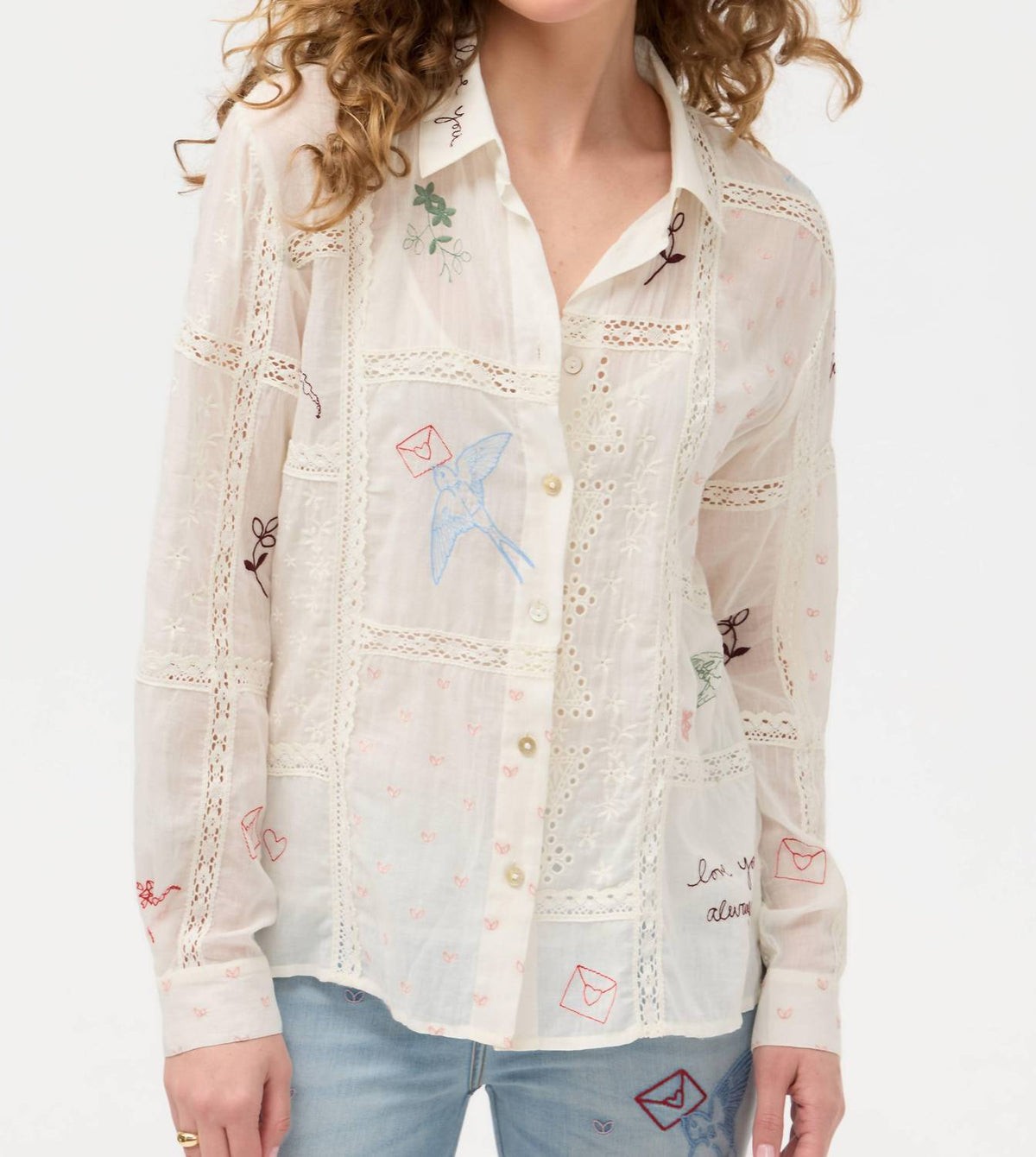 Johnny Was - CHAISE BUTTON DOWN SHIRT