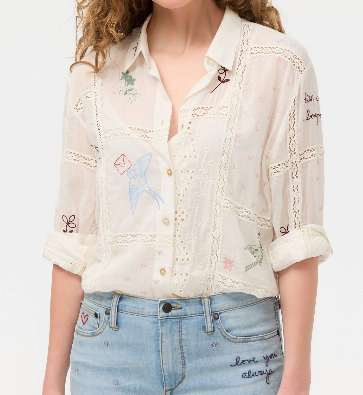 Johnny Was - CHAISE BUTTON DOWN SHIRT