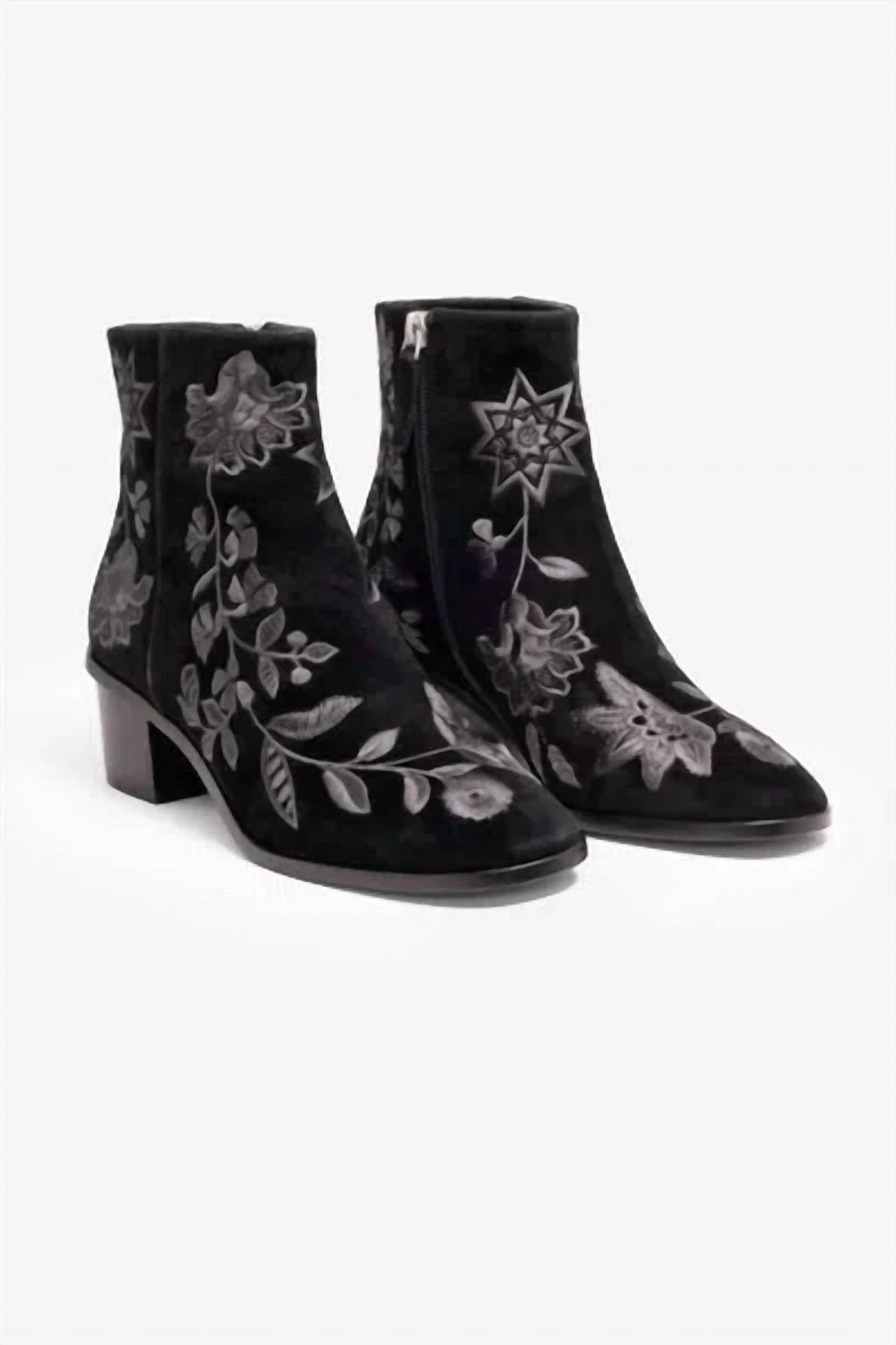 Johnny Was - WOMEN'S CHIARA EMBROIDERED SUEDE BOOTIE