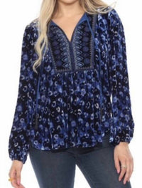 Johnny Was - Curved Hem Blouse