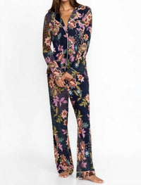 Johnny Was - Delfina Pajama Set - blue - clothing - floral