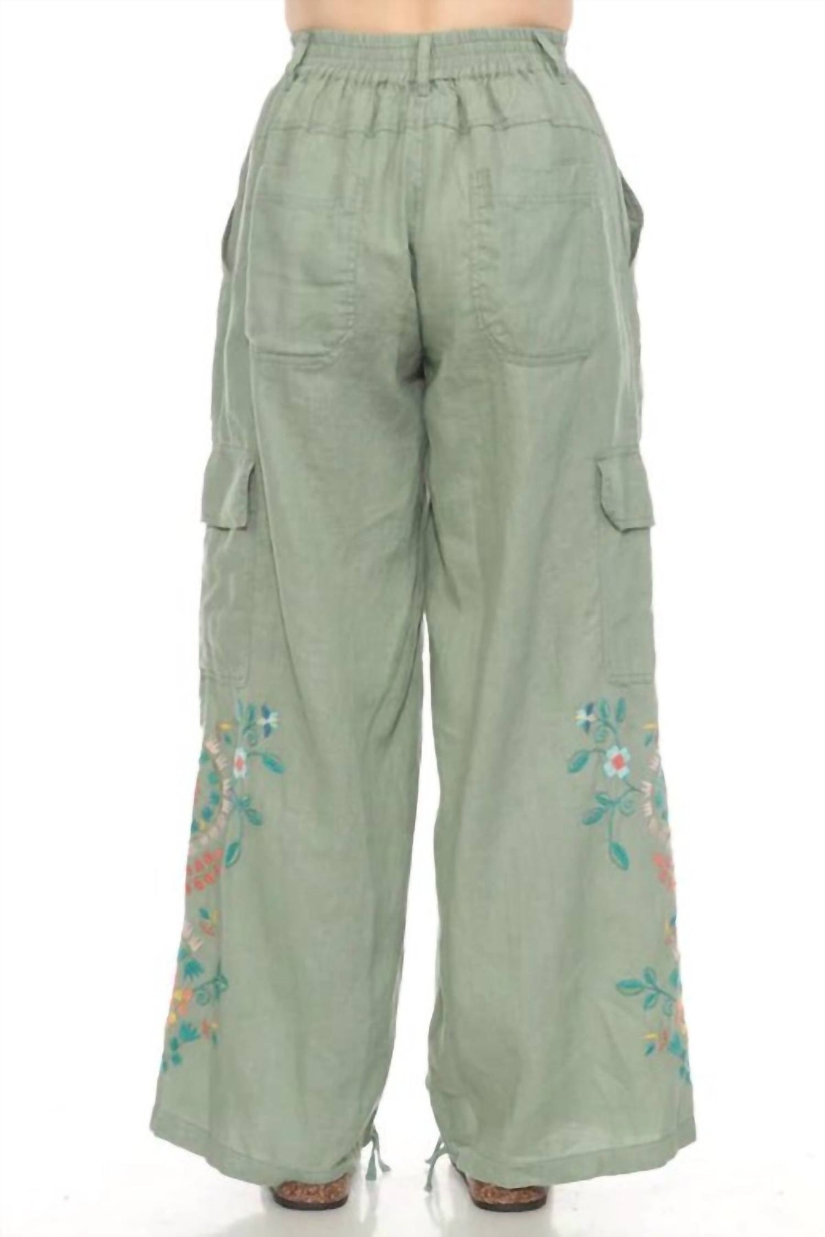 Johnny Was - DRAWSTRING HEM CARGO PANT MARISOL