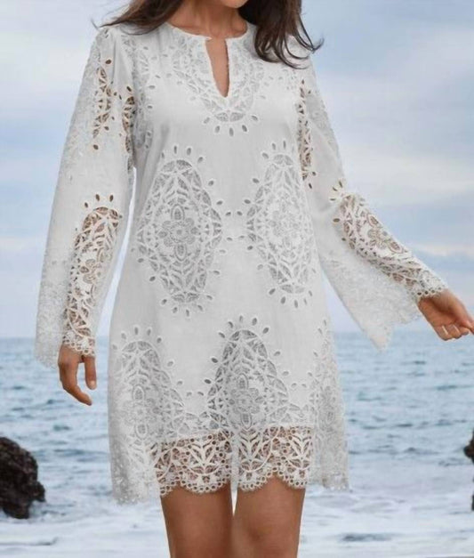 Johnny Was - Elandra Shift Dress - clothing - dresses - long - sleeve