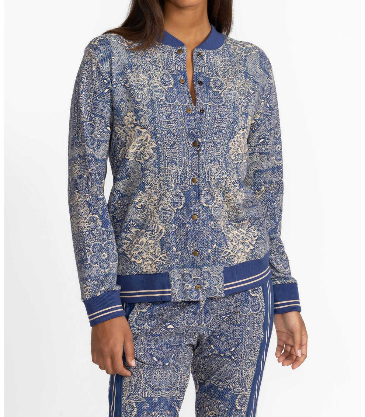 Johnny Was - French Terry Bomber Jacket