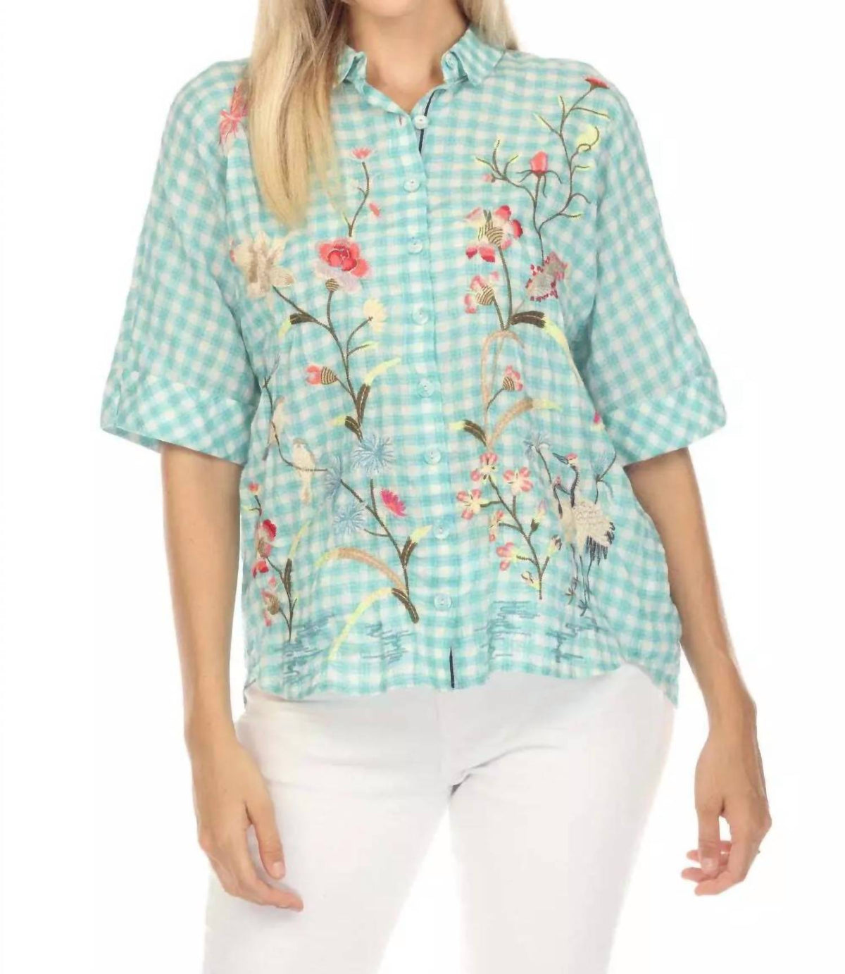 Johnny Was - Geniveve Relaxed Dolman Shirt