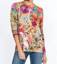 Johnny Was - GETSU FAVORITE CREW SWING TEE - clothing - multi - shirts