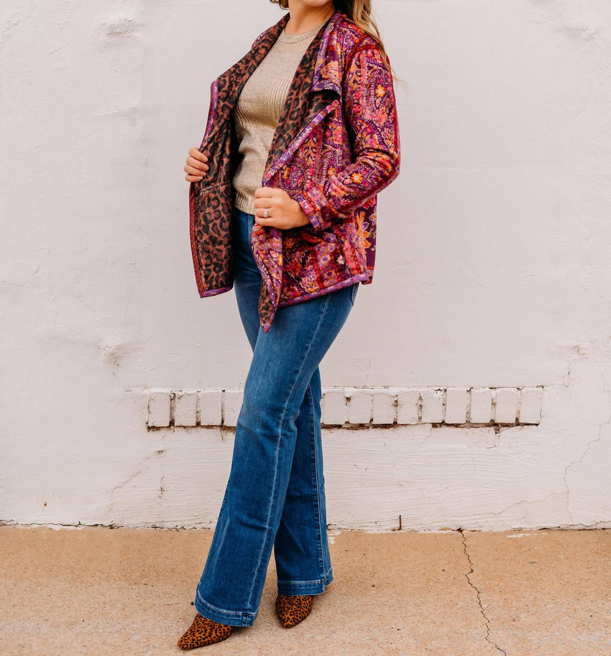 Johnny Was - Joan Wrap Binded Sherpa Jacket