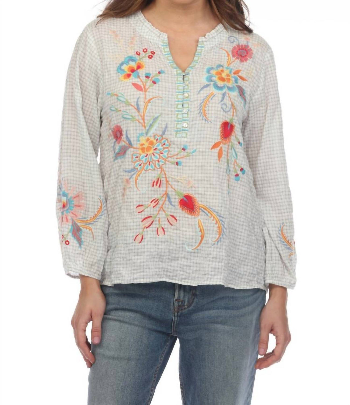 Johnny Was - Joele Ruffle Field Blouse