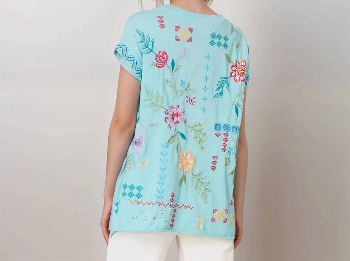 Johnny Was - Katie Relaxed Drape Tee
