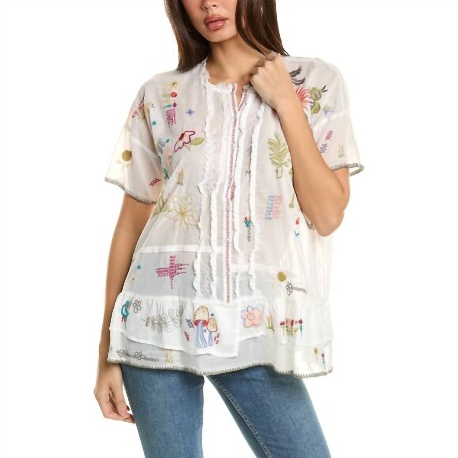 Johnny Was - Mayeda Blouse - blouses - clothing - shirts