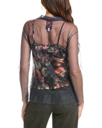 Johnny Was - MAZZY BUTTON-DOWN RUFFLE SHIRT