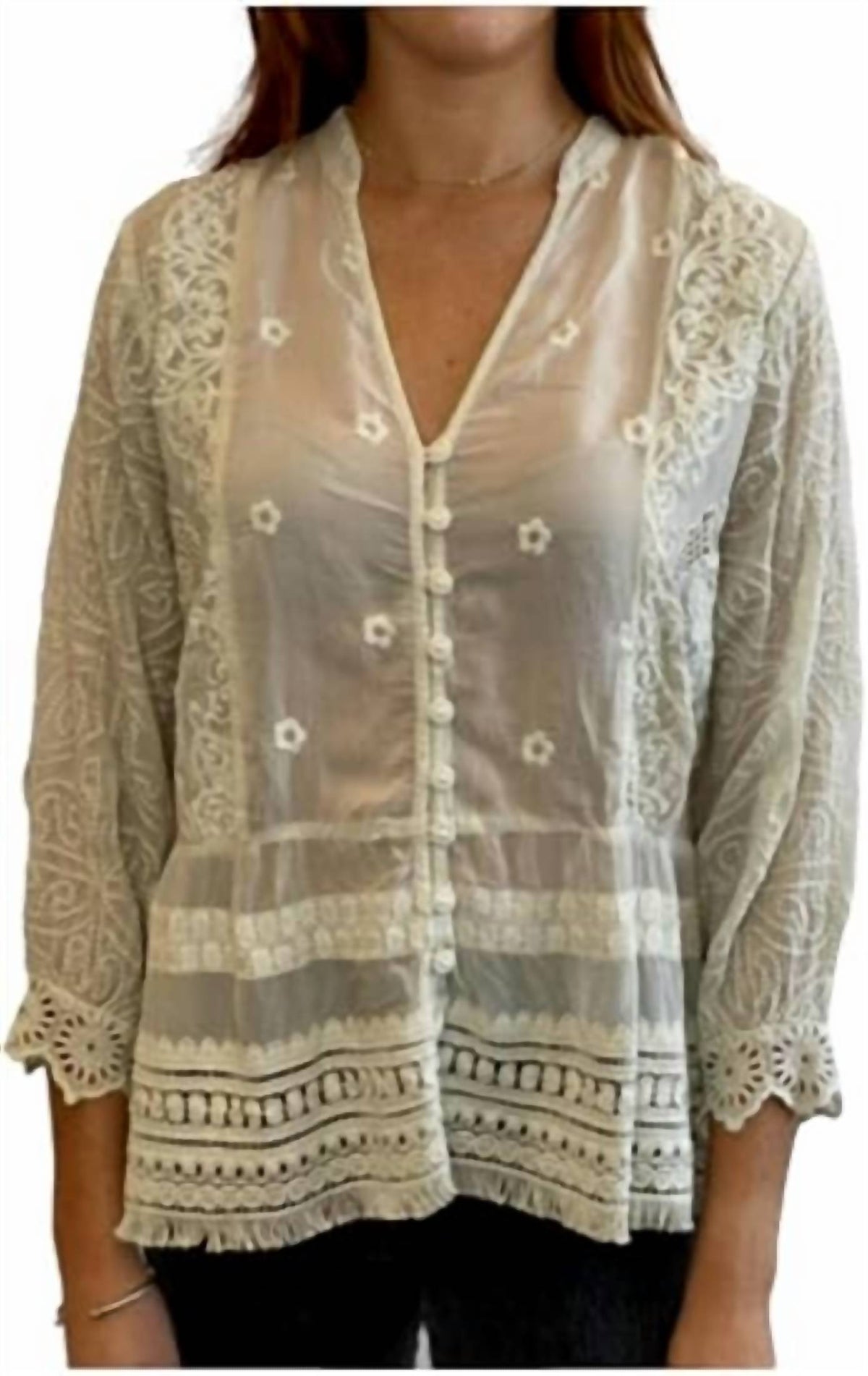 Johnny Was - Polyvore Juniper Blouse