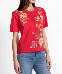 Johnny Was - Raw Seam T‑shirt