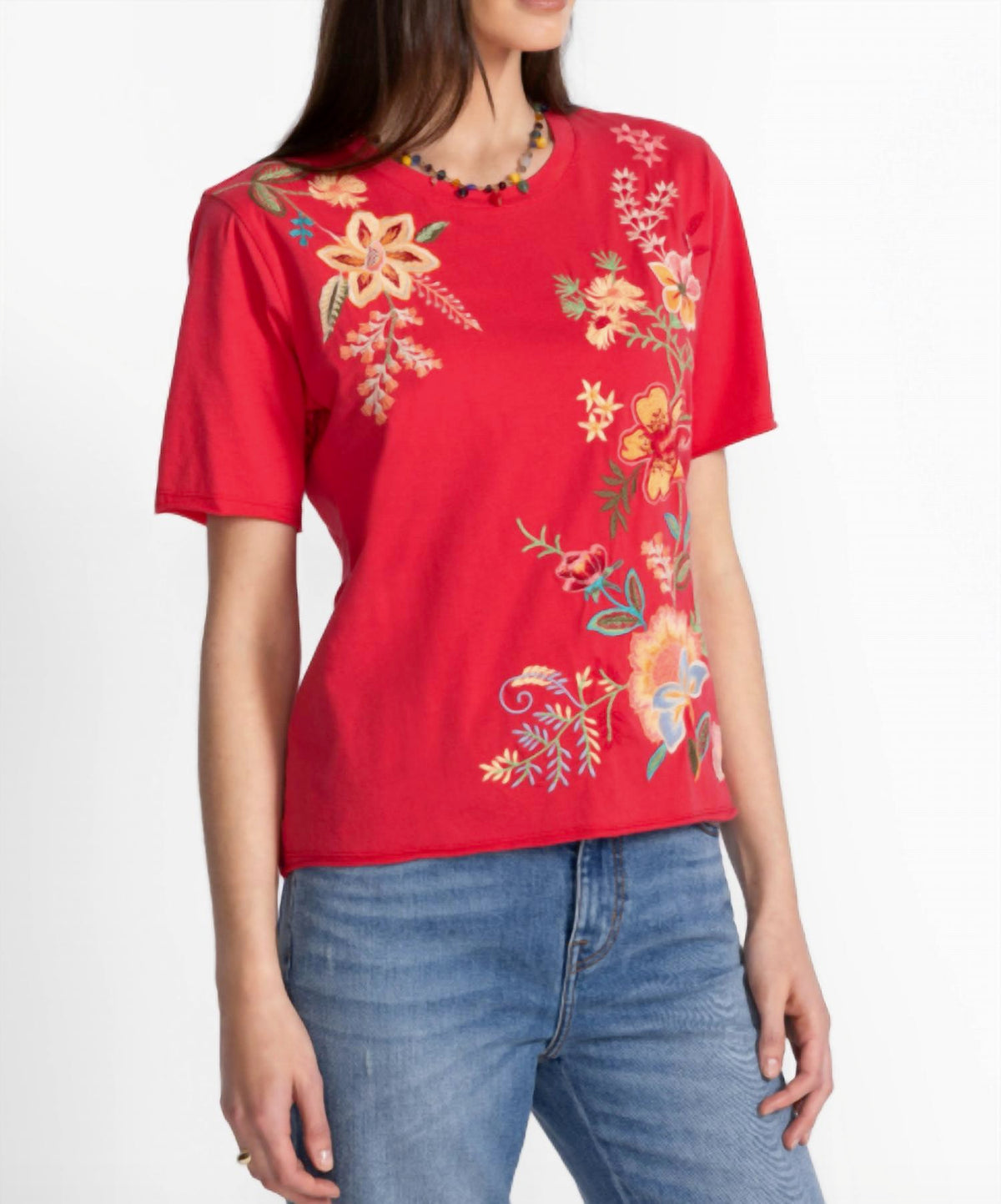 Johnny Was - Raw Seam T‑shirt