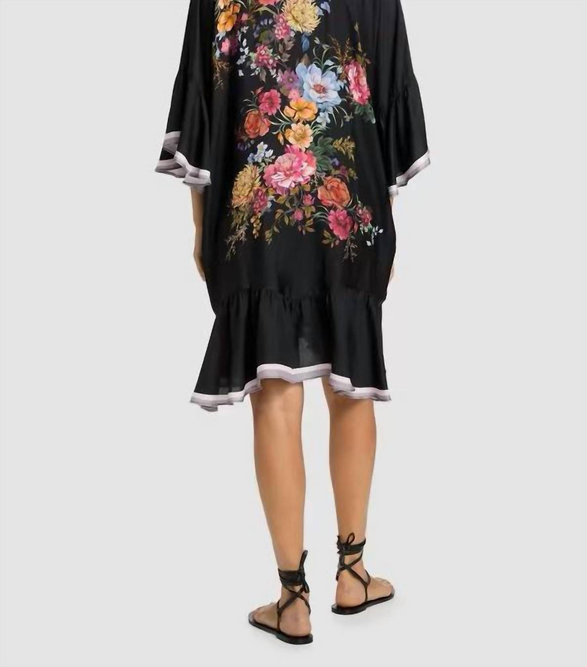 Johnny Was - SILK RUFFLE KIMONO