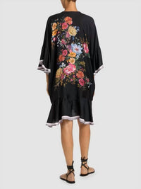 Johnny Was - SILK RUFFLE KIMONO