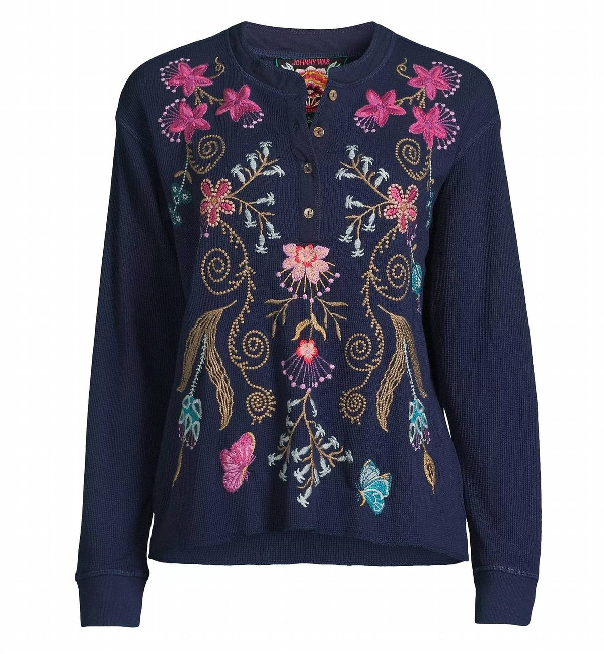 Johnny Was - Sisa Thermal Henley Top