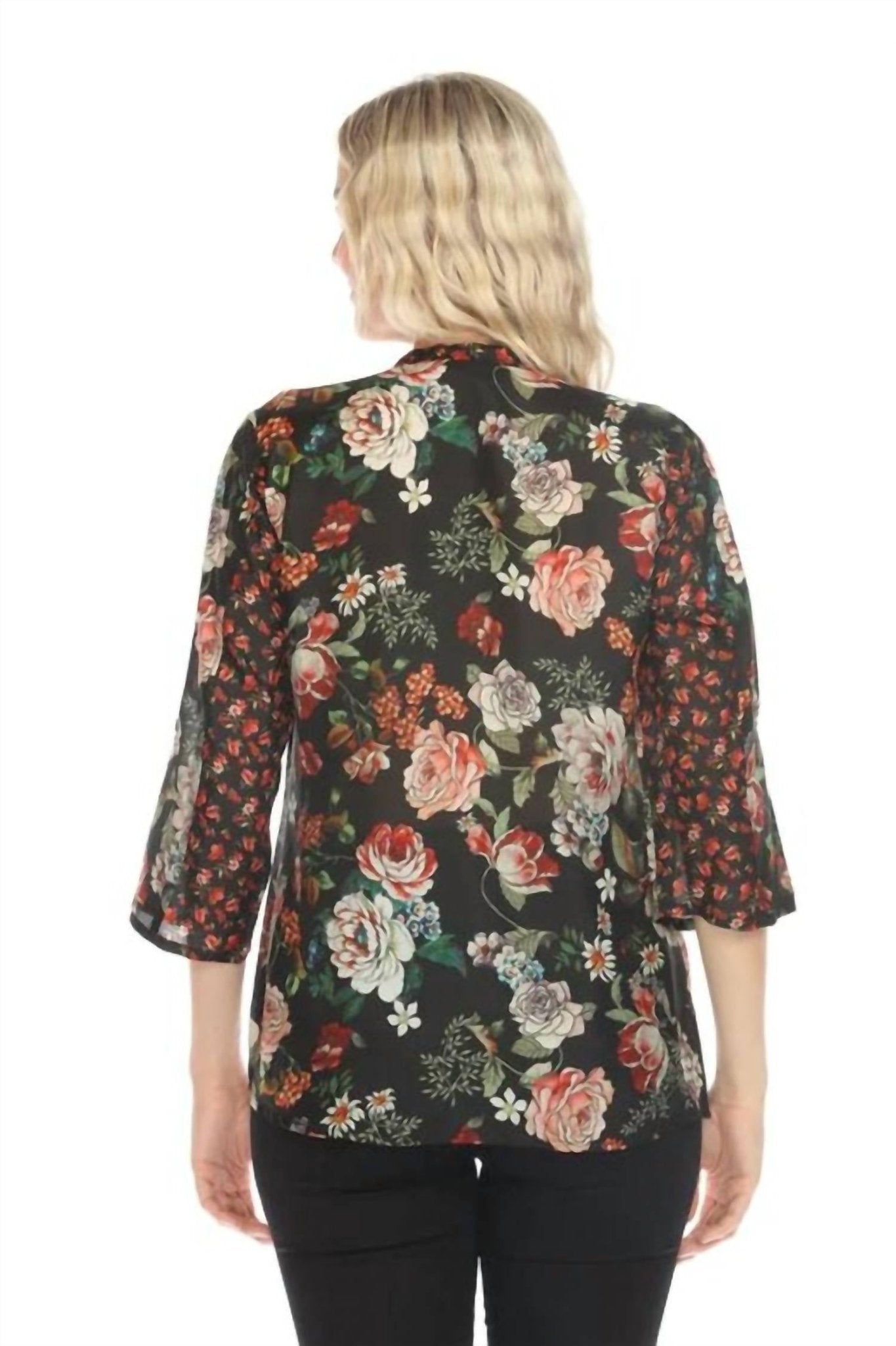 Johnny Was - SIYE BLOUSE - blouses - clothing - red