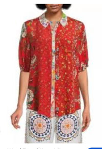 Johnny Was - Steph Button UP