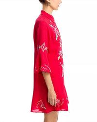 Johnny Was - Tiered Flounce Mini Dress