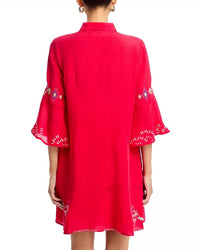Johnny Was - Tiered Flounce Mini Dress