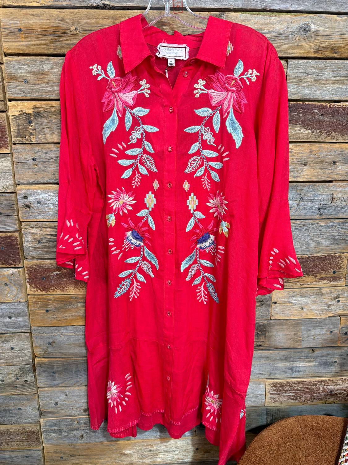Johnny Was - Tiered Flounce Mini Dress