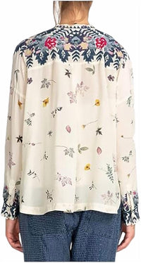 Johnny Was - Women's Nostra Silk Blouse