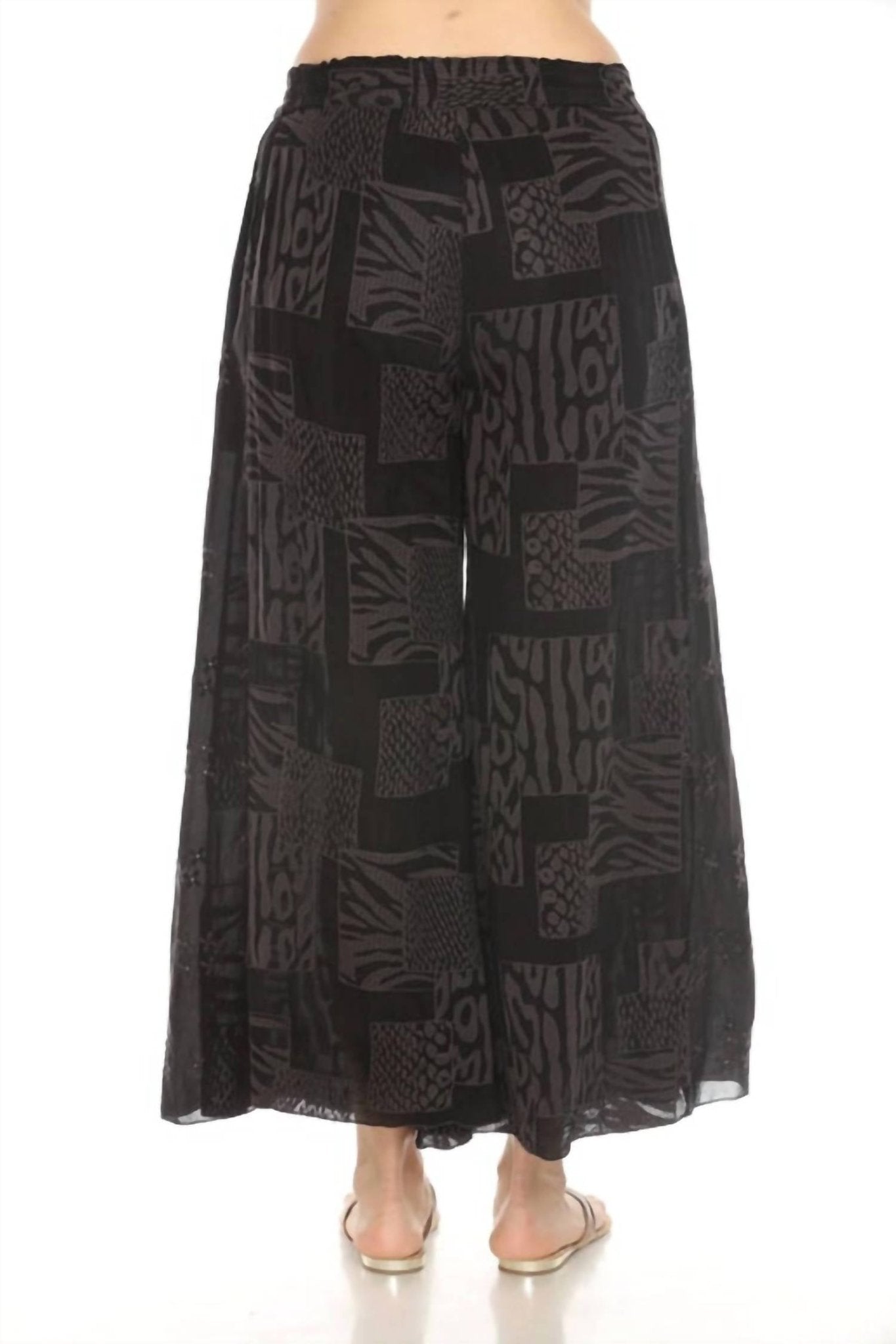 Johnny Was - YULIA PANT (SHORT LINED) JAGA - black - clothing - pants