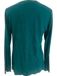 Johnny Was - Zaret Embroidered Top - clothing - green - patterned