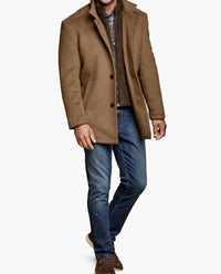 Johnston & Murphy - Upton Car Coat With Removable Bib