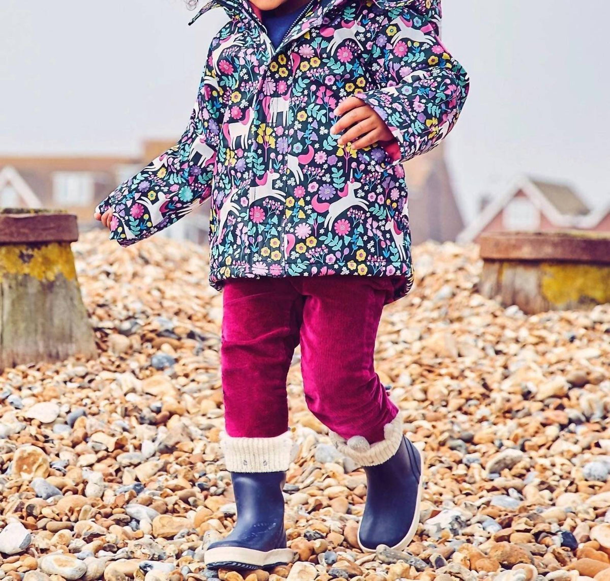 Jojo Maman Bebe - Unicorn Cozy Raincoat