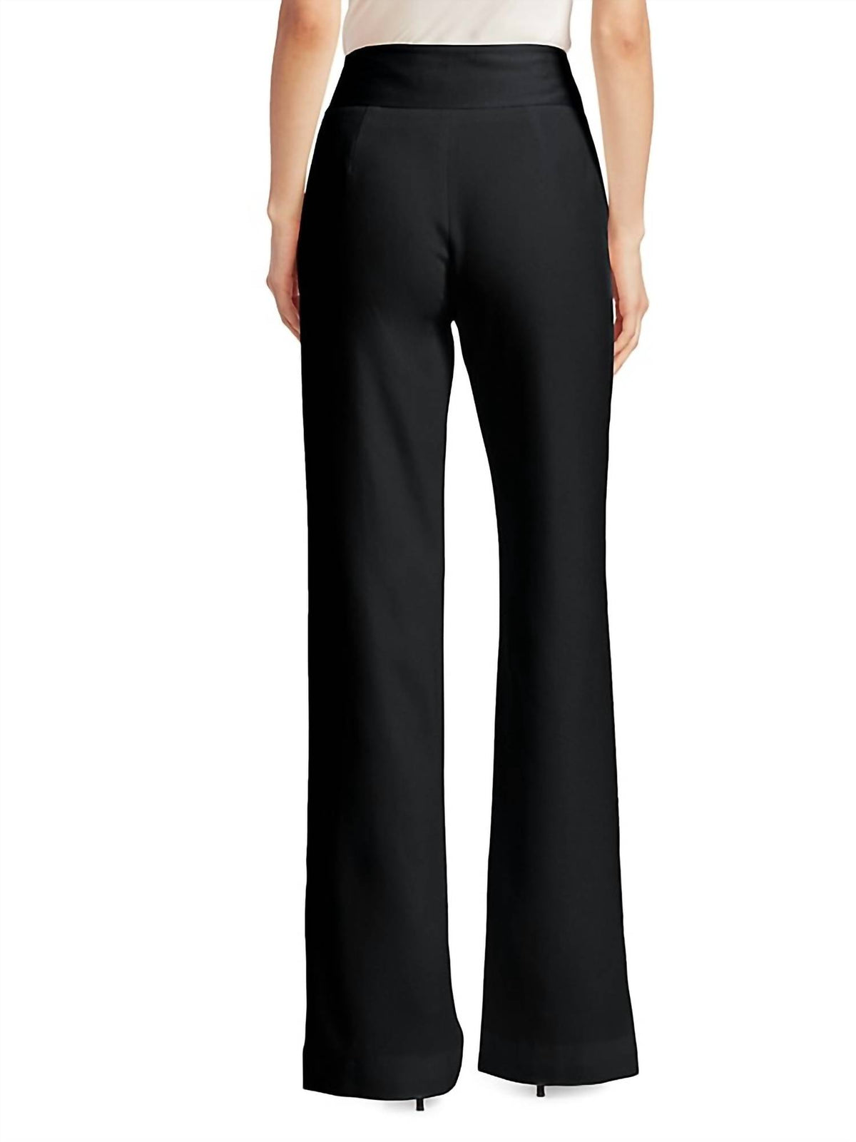 Jonathan Simkhai - ARIAH CREPE SATIN FRONT SLIT PANT