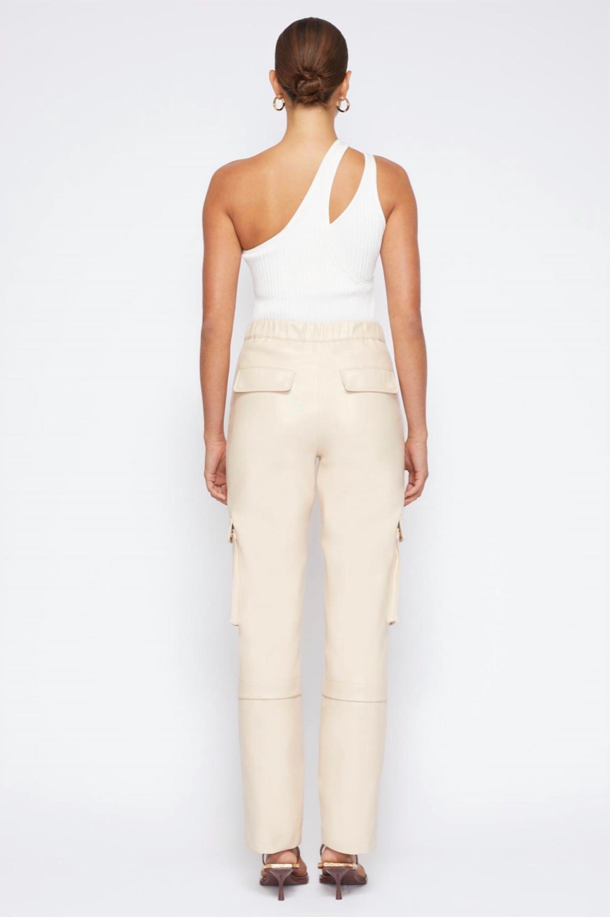 Jenni Ribbed One Shoulder Top
