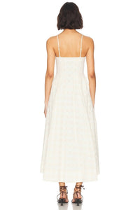 Jonathan Simkhai - Kittiya Midi Dress - beige - clothing - cotton
