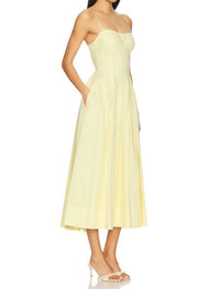 Jonathan Simkhai - Kittiya Sleeveless Midi Dress - clothing - cotton - blend - dresses