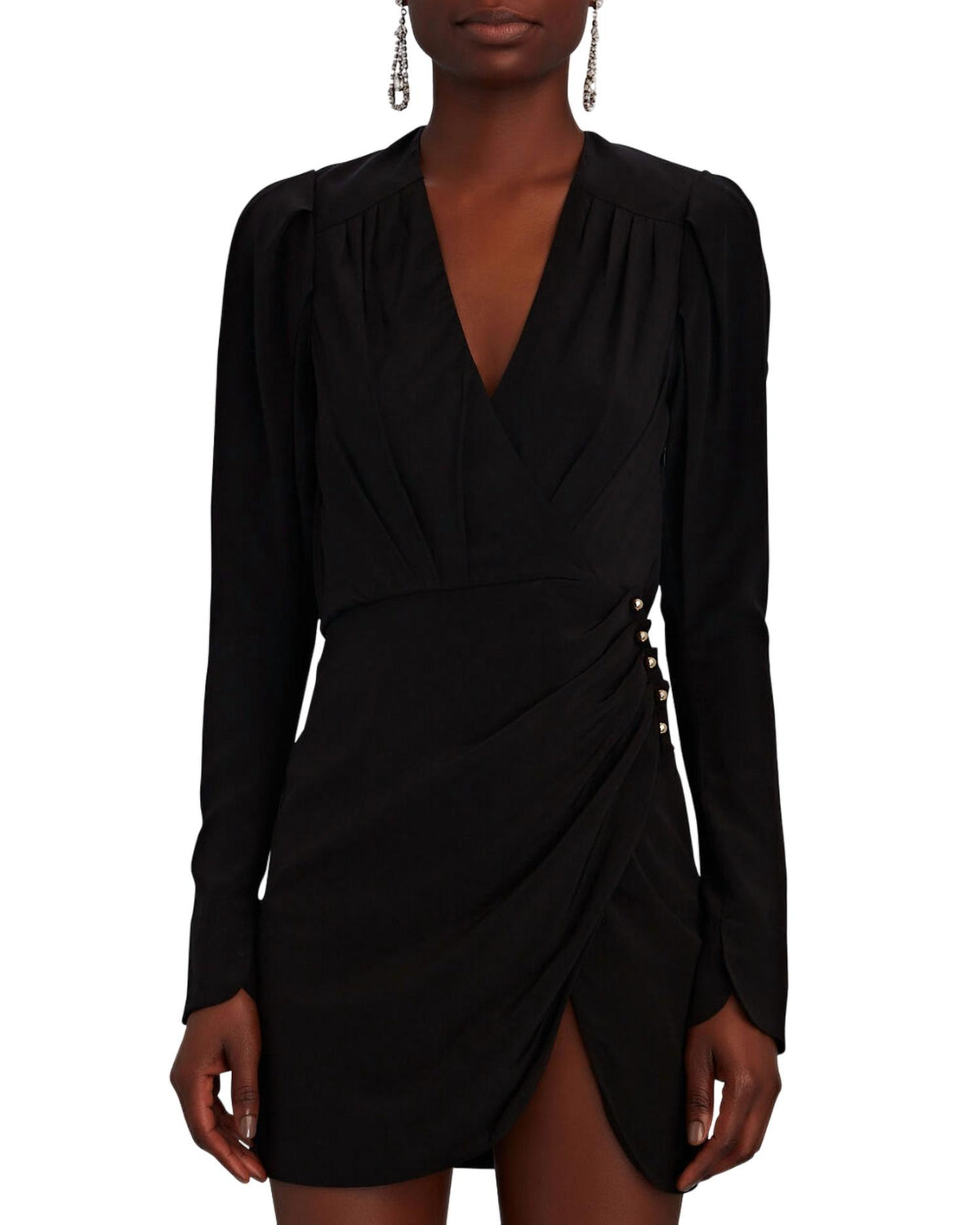 Jonathan Simkhai - LEILANI STRETCH LONG SLEEVE MINI DRESS