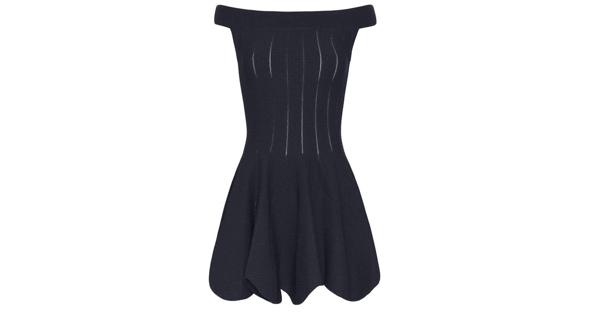 Jonathan Simkhai - Pointelle Off Shoulder Dress