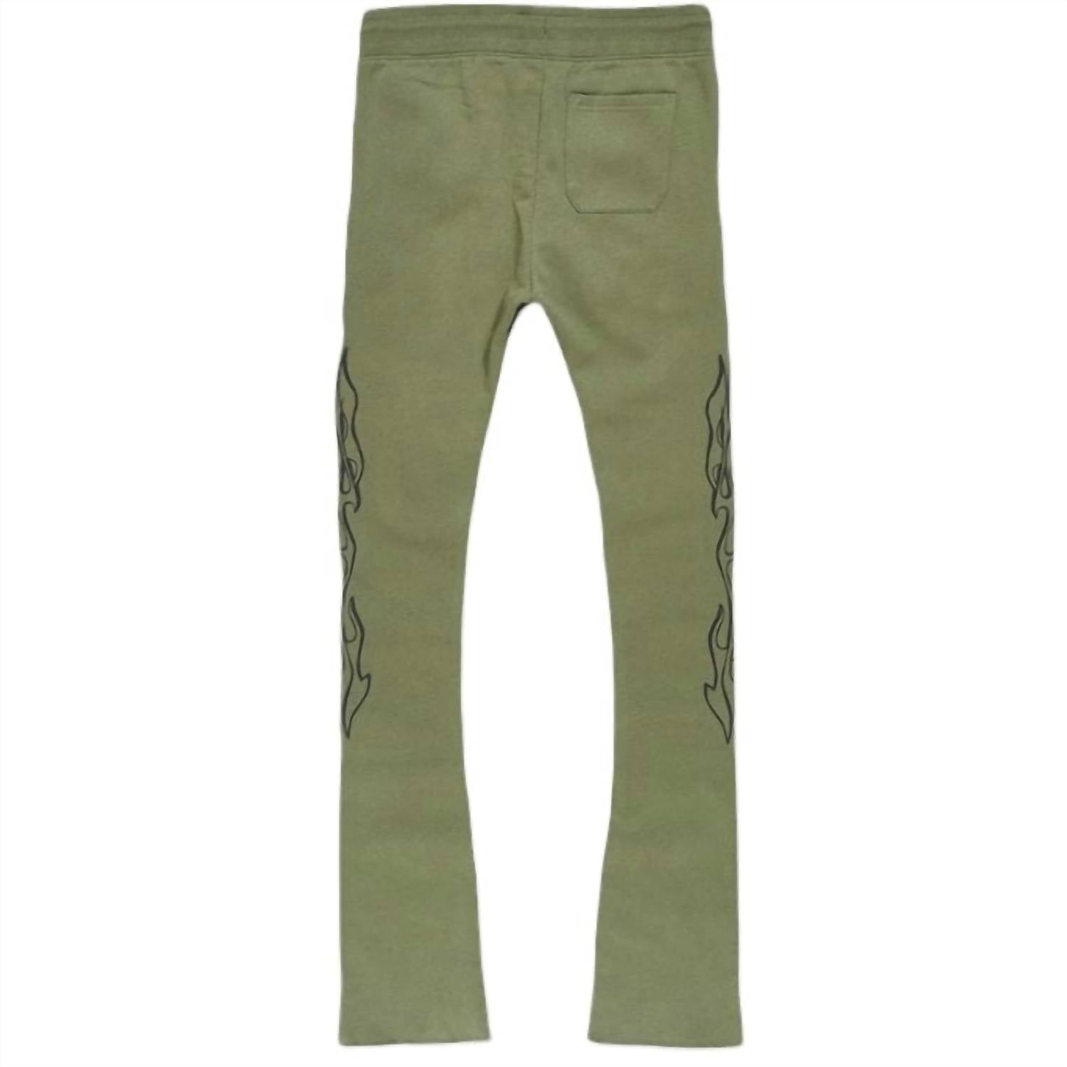 Jordan Craig - Paradise Tour Stacked Sweatpants - clothing - green - joggers