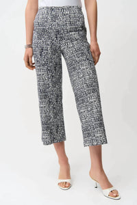Joseph Ribkoff - Abstract Pull-on Culotte Pants