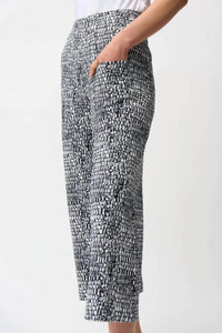 Joseph Ribkoff - Abstract Pull-on Culotte Pants