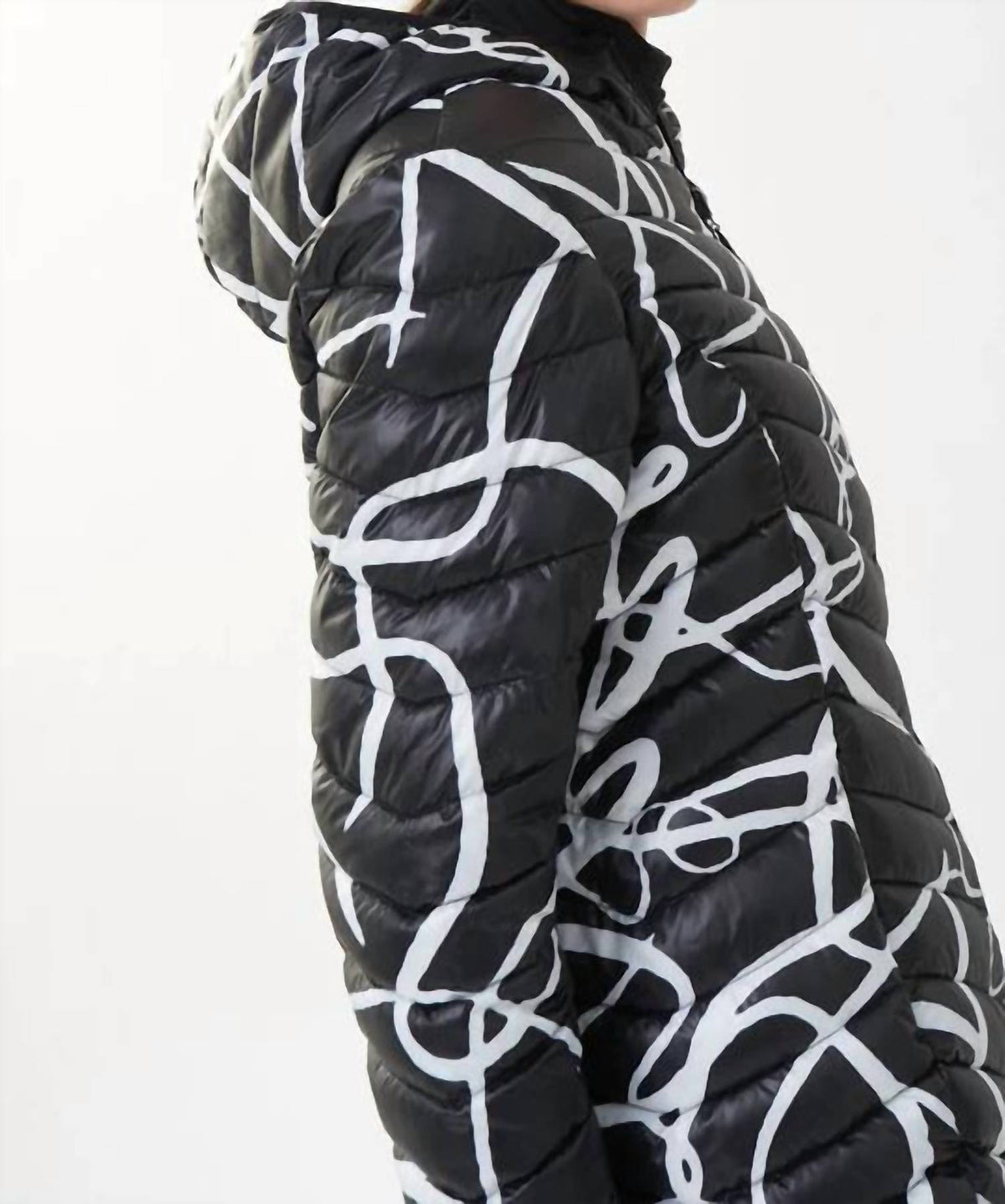 Joseph Ribkoff - Amber Abstract Puffer Jacket