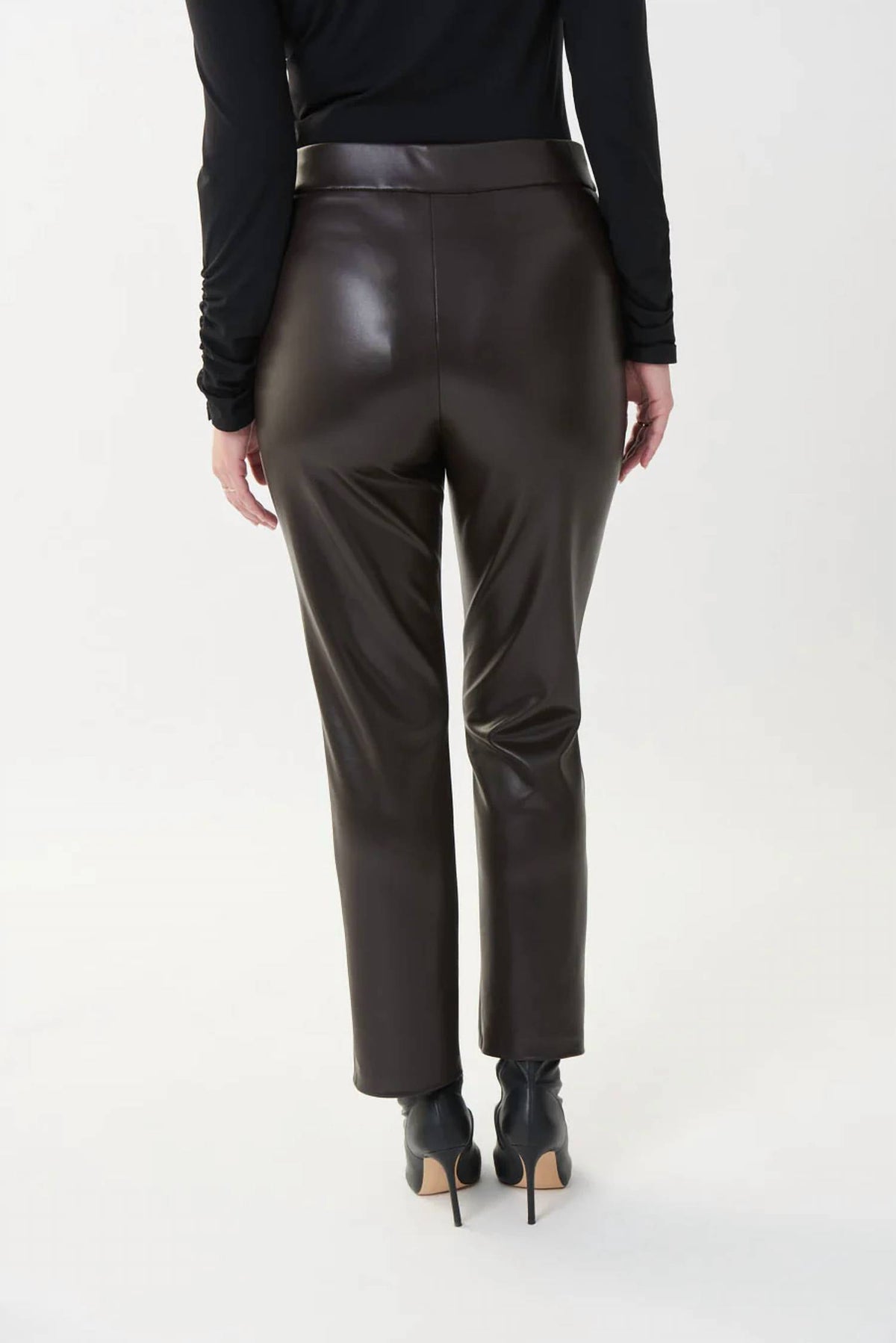 Joseph Ribkoff - BELTED LEATHERETTE PANT
