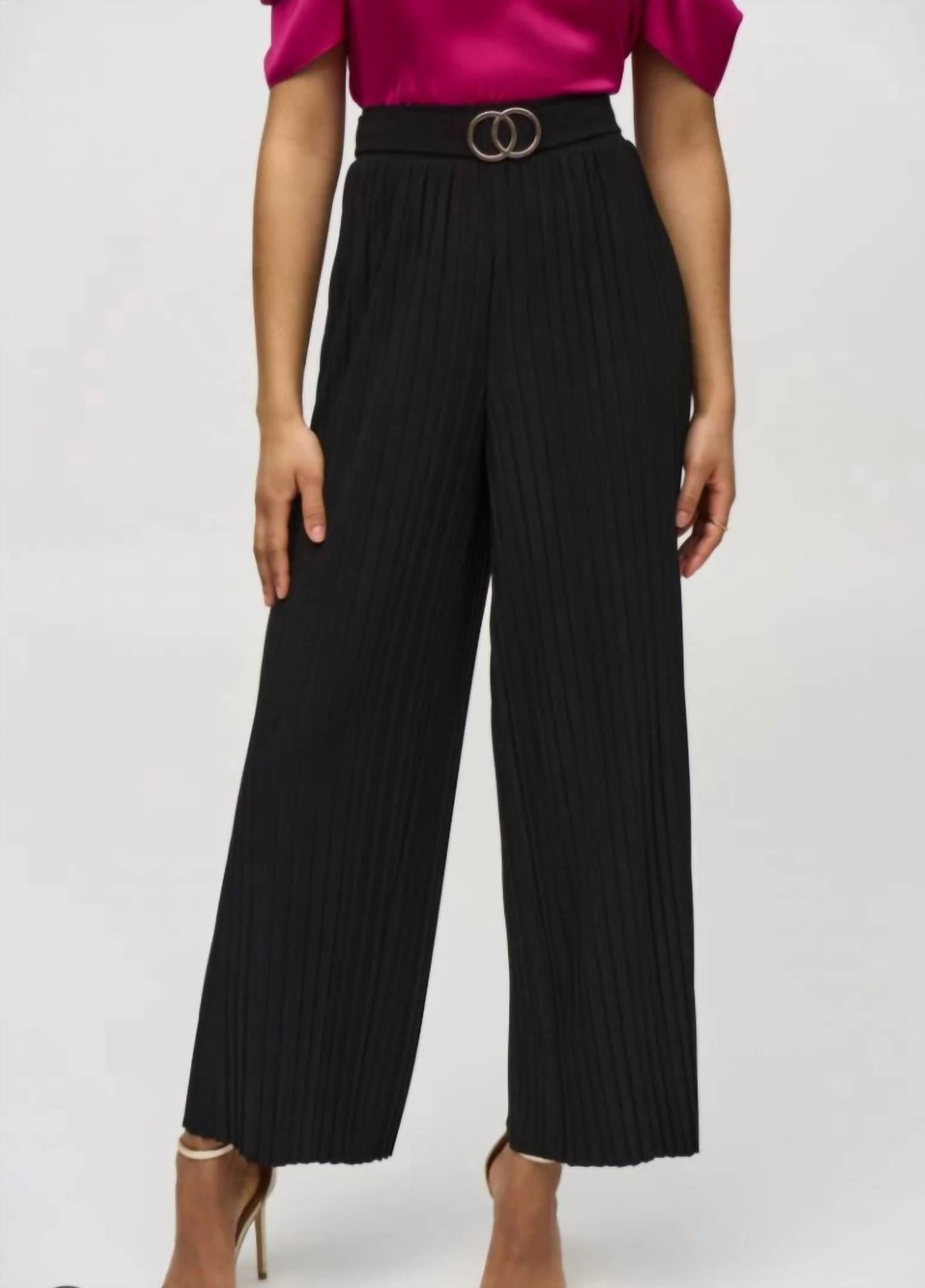 Joseph Ribkoff - Belted wide leg pants